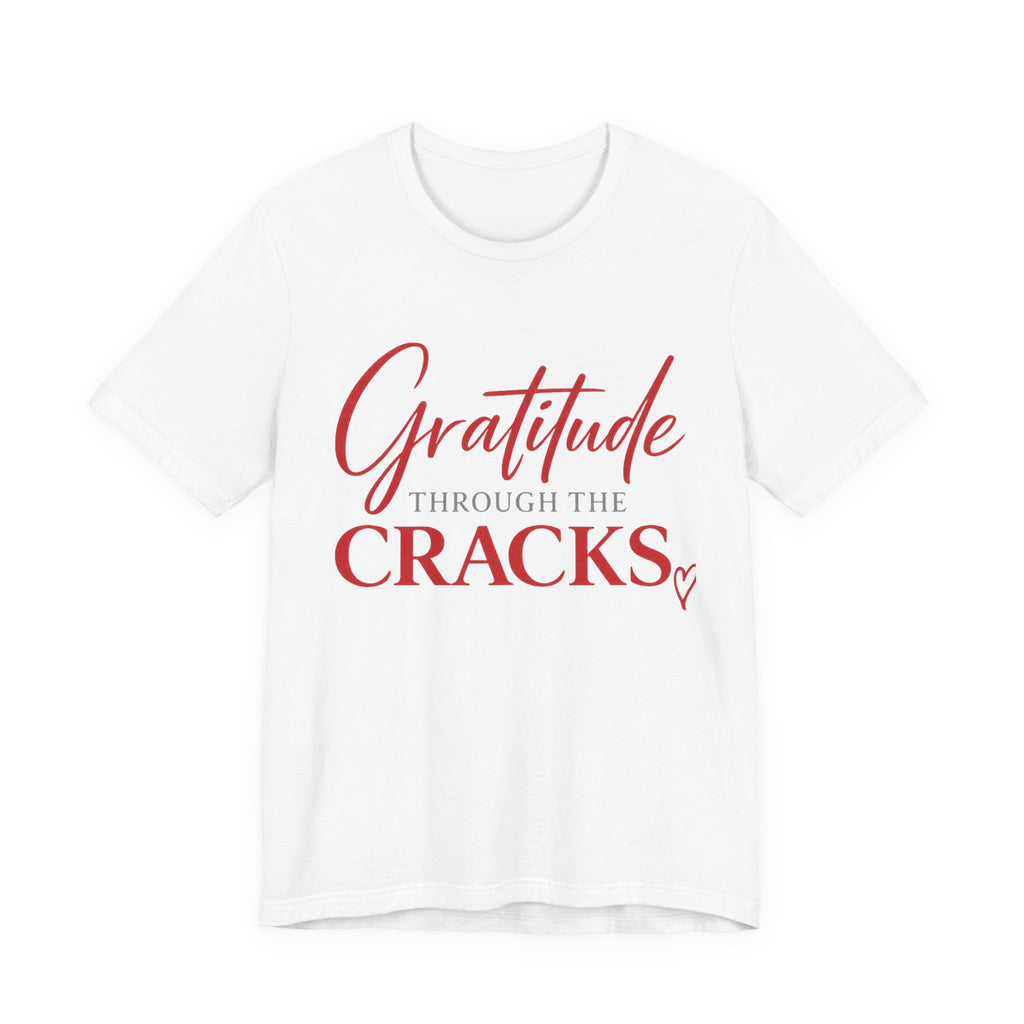 Gratitude Through the Cracks Tee (Available in Black & White)