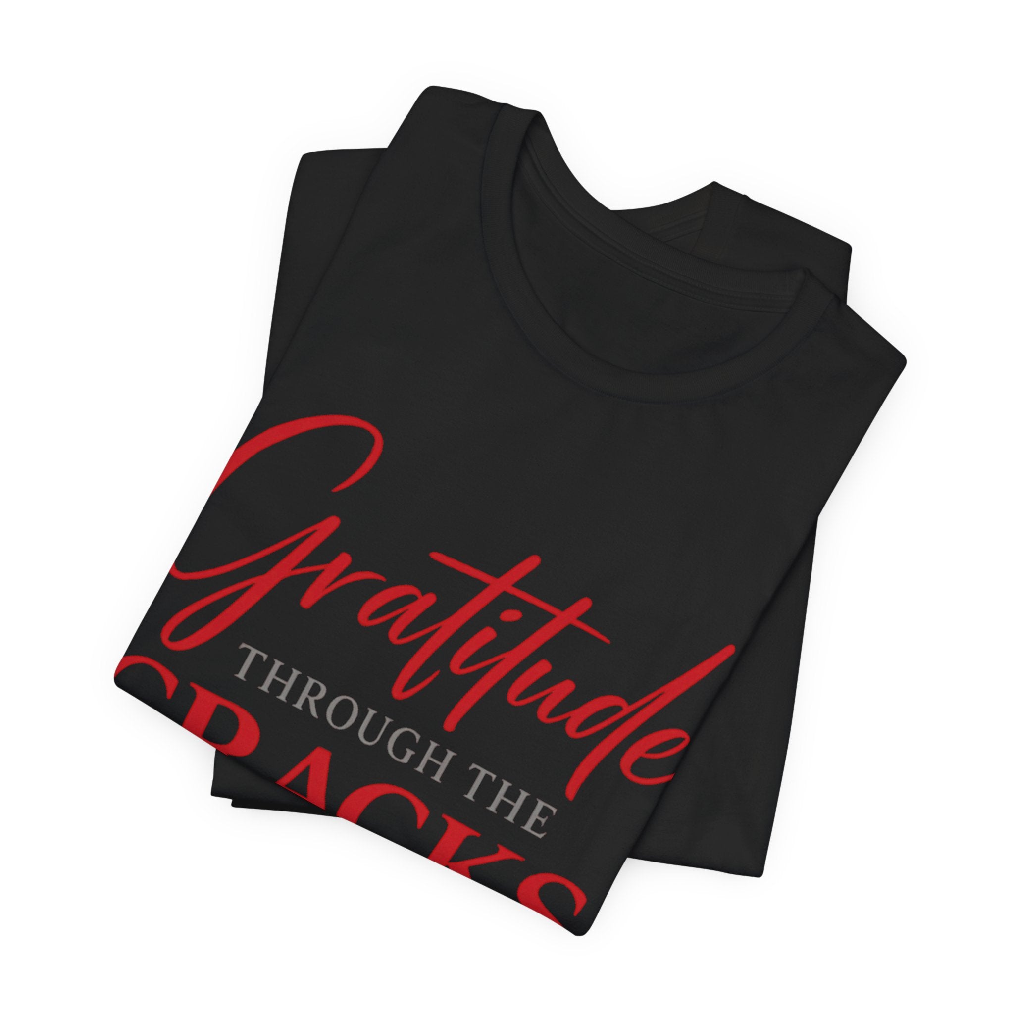 Gratitude Through the Cracks Tee (Available in Black & White)