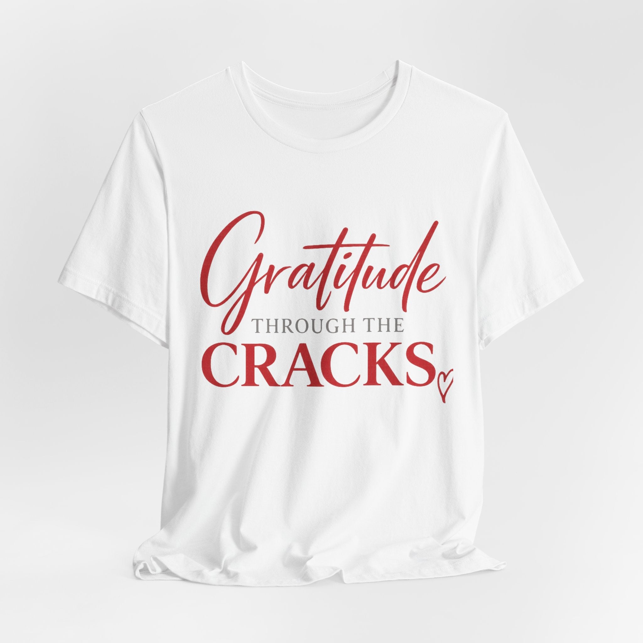 Gratitude Through the Cracks Tee (Available in Black & White)