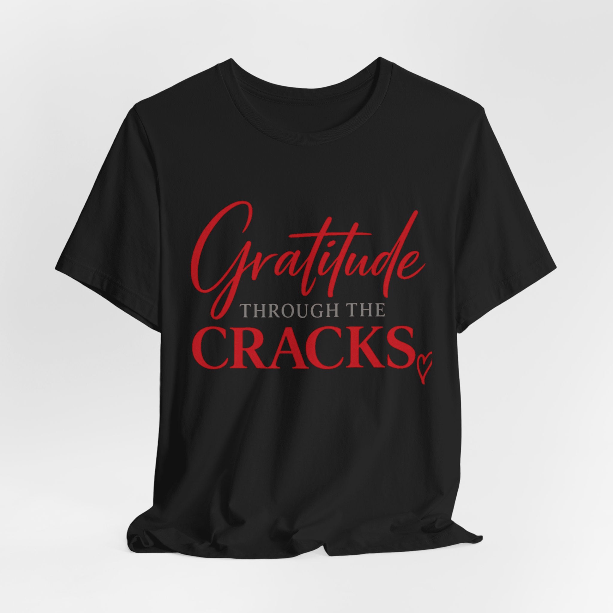 Gratitude Through the Cracks Tee (Available in Black & White)