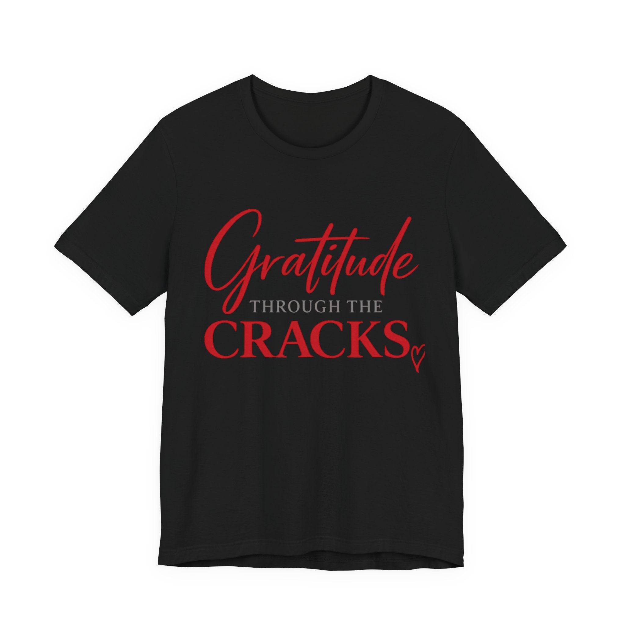Gratitude Through the Cracks Tee (Available in Black & White)